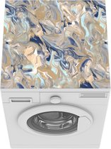 Wasmachine beschermer mat - Verf - Marmer - Patronen - Abstract - Breedte 60 cm x hoogte 60 cm