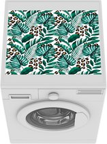 Wasmachine beschermer mat - Tropisch - Palmblad - Panterprint - Breedte 55 cm x hoogte 45 cm