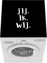 Wasmachine beschermer mat - Bruidegom - Feest - Quotes - Breedte 60 cm x hoogte 60 cm