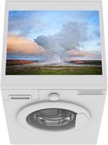Wasmachine beschermer mat - Yellowstone - Geiser - Stoom - Breedte 55 cm x hoogte 45 cm