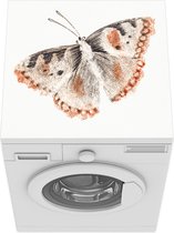 Wasmachine beschermer mat - A butterfly - schilderij van Johan Teyler - Breedte 60 cm x hoogte 60 cm