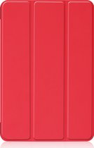 iPad Air 2022 Hoesje Case Rood - iPad Air 2022 Hoes Hardcover Hoesje Rood Bookcase