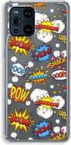 Case Company® - OPPO Find X3 Pro hoesje - Pow Smack - Soft Cover Telefoonhoesje - Bescherming aan alle Kanten en Schermrand