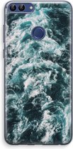 Case Company® - Huawei P Smart (2018) hoesje - Zee golf - Soft Cover Telefoonhoesje - Bescherming aan alle Kanten en Schermrand