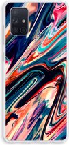 Case Company® - Samsung Galaxy A71 hoesje - Quantum Being - Soft Cover Telefoonhoesje - Bescherming aan alle Kanten en Schermrand