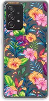 Case Company® - Samsung Galaxy A52 hoesje - Tropisch 2 - Soft Cover Telefoonhoesje - Bescherming aan alle Kanten en Schermrand