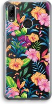 Case Company® - Huawei P Smart (2019) hoesje - Tropisch 2 - Soft Cover Telefoonhoesje - Bescherming aan alle Kanten en Schermrand