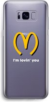 Case Company® - Samsung Galaxy S8 Plus hoesje - I'm lovin' you - Soft Cover Telefoonhoesje - Bescherming aan alle Kanten en Schermrand