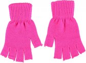 handschoenen Party acryl fluorroze one-size
