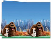 tafelkleed Secret life of pets 120 x 180 cm blauw