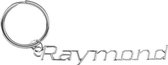 sleutelhanger Raymond 11,5 x 7,5 cm aluminium