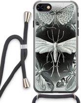 Case Company® - iPhone 8 hoesje met Koord - Haeckel Tineida - Telefoonhoesje met Zwart Koord - Extra Bescherming aan alle Kanten en Over de Schermrand