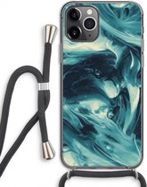 Case Company® - iPhone 11 Pro hoesje met Koord - Dreaming About Whales - Telefoonhoesje met Zwart Koord - Extra Bescherming aan alle Kanten en Over de Schermrand