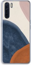 Case Company® - Oppo A91 hoesje - Geo #1 - Soft Cover Telefoonhoesje - Bescherming aan alle Kanten en Schermrand