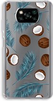 Case Company® - Poco X3 Pro hoesje - Kokosnoot - Soft Cover Telefoonhoesje - Bescherming aan alle Kanten en Schermrand