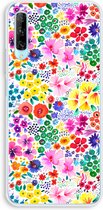 Case Company® - Huawei P Smart Pro hoesje - Little Flowers - Soft Cover Telefoonhoesje - Bescherming aan alle Kanten en Schermrand