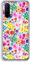 Case Company® - OnePlus Nord CE 5G hoesje - Little Flowers - Soft Cover Telefoonhoesje - Bescherming aan alle Kanten en Schermrand