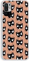 Case Company® - Xiaomi Redmi Note 10 5G hoesje - Kat - Soft Cover Telefoonhoesje - Bescherming aan alle Kanten en Schermrand