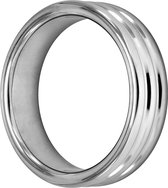 LOCKED THREE LINES RING 40 MM