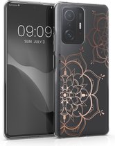 kwmobile telefoonhoesje voor Xiaomi 11T / 11T Pro - Hoesje voor smartphone - Bloementweeling design