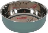 Zolux ehop voerbak inox rvs groen (200 ML 10 CM)