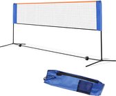 Luxiqo® Badminton & Tennis Net met Opbergtas – Tennis Net – Badminton Set – Tennis Set – Opvouwbaar – Draagbaar