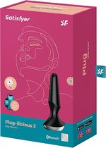 Plug-ilicious 2 Plug Vibrator - Black - Butt Plugs & Anal Dildos