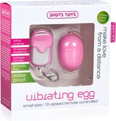 10 Speed Remote Vibrating Egg - Small - Pink - Eggs pink