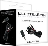 3.5mm/2.5mm Jack Adaptor Cable Kit - Electric Stim Device black