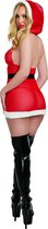 Santa Cutie Halter Bralette & Mini Skirt Set - Maat OS - Lingerie For Her