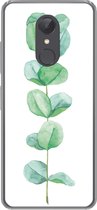 Geschikt voor Xiaomi Redmi 5 hoesje - Waterverf - Eucalyptus - Plant - Siliconen Telefoonhoesje