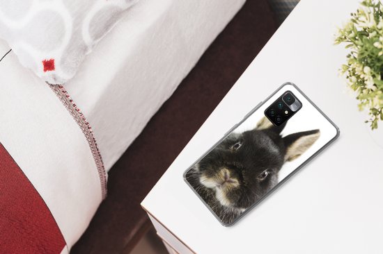 Coque Xiaomi Redmi 10 - Lapin - Animaux domestiques - Fourrure - Coque de téléphone en Siliconen