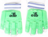 fietshandschoenen leer/lycra/kunststof groen mt XL