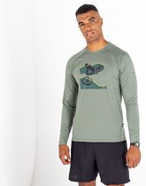 Het Dare2B Righteous II T-shirt met lange mouwen - heren - Q-wic - reflecterend - Groen