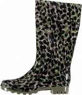 regenlaarzen dames rubber/synthetisch groen maat 39