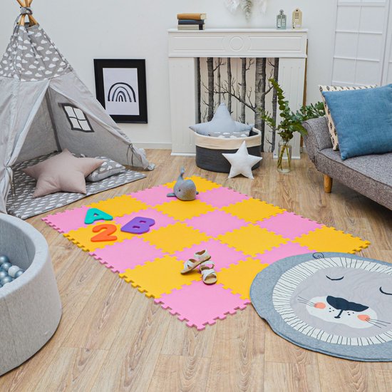 26-delige schuimrubberen baby puzzelmat • Kinder World