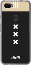 6F hoesje - geschikt voor Google Pixel 3a -  Transparant TPU Case - AFC Ajax Uitshirt 2018-2019 #ffffff