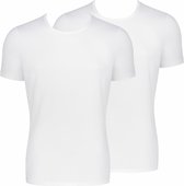 sloggi Heren T-shirt met ronde hals - slim fit 2 pack - GO - onderhemd - Organic Cotton