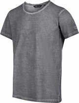 t-shirt Calmon heren katoen grijs maat 3XL