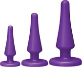 Doc Johnson - Launch! Anal Trainer Set - Anal Toys Buttplugs Paars