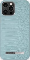 iDeal Of Sweden Atelier Case Introductory iPhone 12 Pro Max Soft Blue Croco
