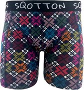 Boxershort - SQOTTON® - Colorful - Cross - Maat M