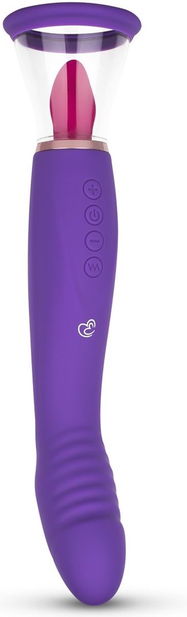 Goedkoopste EasyToys - Pleasure Pump met G-Spot Vibrator - Vibrators voor Vrouwen - Clitoris Zuiger - Clitorispompen - Sex Toys voor Vrouwen - Vibrators - Seksspeeltjes - Clitoris Stimulator - Paars