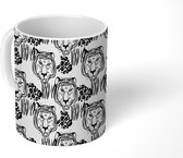 Mok - Koffiemok - Patroon - Tiger - Vacht - Mokken - 350 ML - Beker - Koffiemokken - Theemok