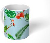 Mok - Koffiemok - Patronen - Planten - Jungle - Bloemen - Mokken - 350 ML - Beker - Koffiemokken - Theemok