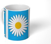 Mok - Koffiemok - Bloemen - Patronen - Lente - Kamille - Mokken - 350 ML - Beker - Koffiemokken - Theemok