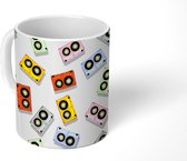 Mok - Koffiemok - Pubers - Cassette - Muziek - Patronen - Mokken - 350 ML - Beker - Koffiemokken - Theemok