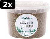 2x DE VRIES CAVIA FRUIT 1250GR