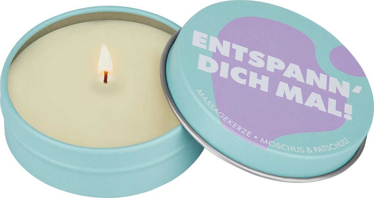 Massage Candle Musk + Patchouli "RELAX YOURSELF !"