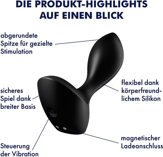 Satisfyer Backdoor Lover Multi Function Vibrating Anal Plug main image 0